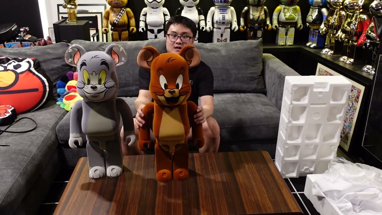 แกะหมี | Be@rbrick | Jerry Flocky Ver. [ Tom And Jerry ] 1000
