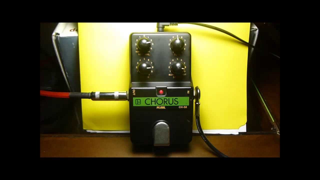 Pearl CH-02 Analog Chorus Vibrato Guitar Effect Pedal - ch02