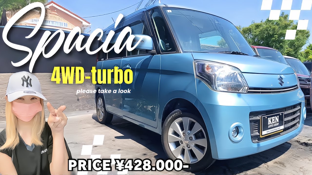 🔵4WD-ターボ車の贅沢装備‼️スペーシアのご紹介です😊💨🔵 #ケン