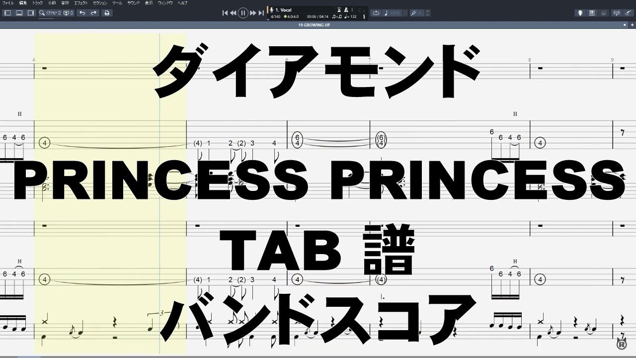 M エム ギター ベース TAB 【 PRINCESS PRINCESS 】 バンドスコア