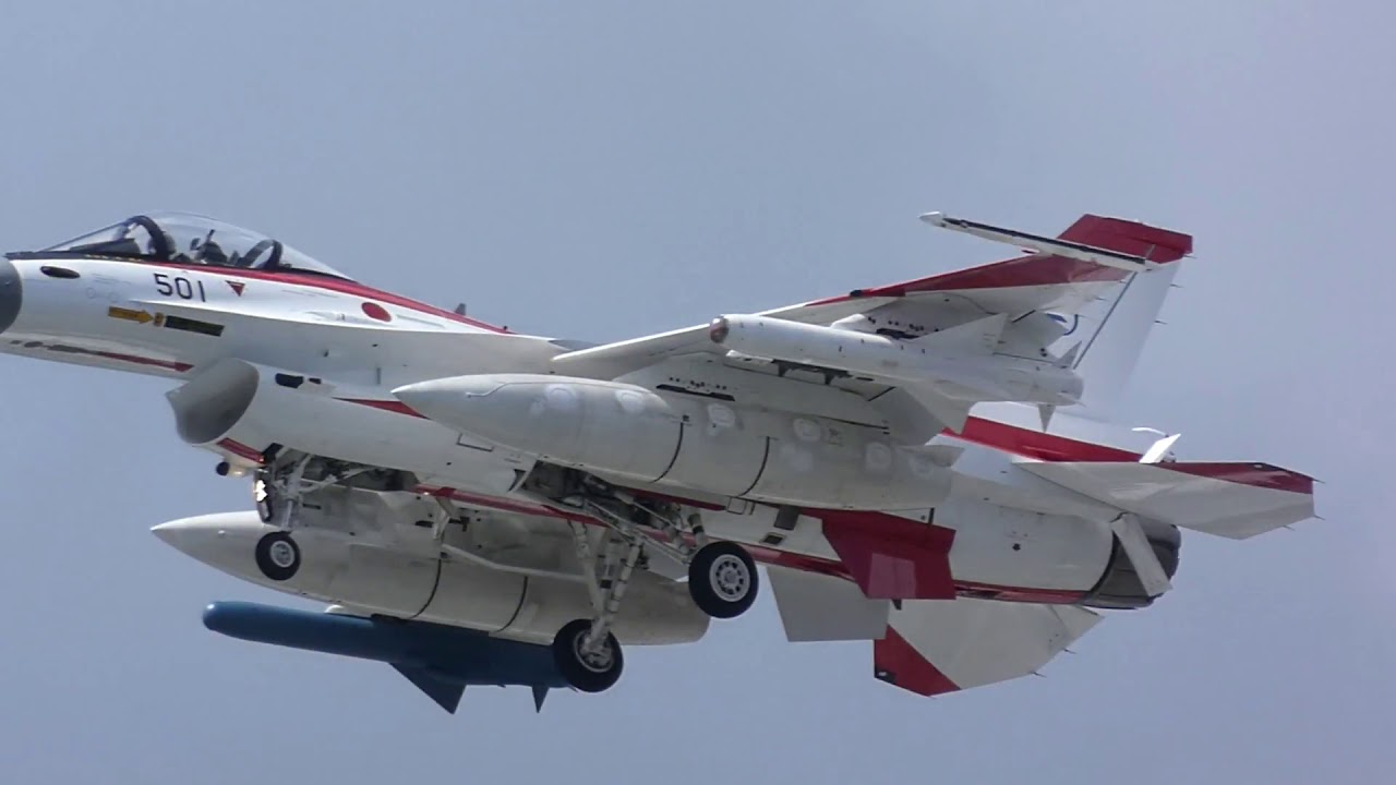 F-2#501.F-15#942.F-2#502 岐阜基地1st.190726 - YouTube