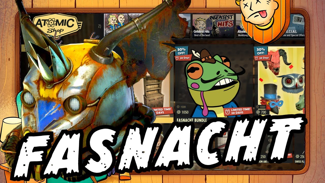 Fallout 76: Atomic Shop - Fasnacht. 18 February 2025 - YouTube
