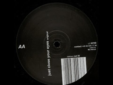 テクノ Gecko Just Close Your Eyes 2002 レコード Gecko – Just Close
