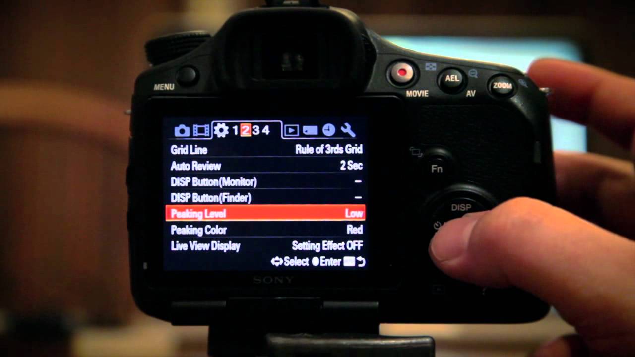 Sony Alpha 57 - (SLT-A57) - Menus and Basic Set-up Explained - YouTube
