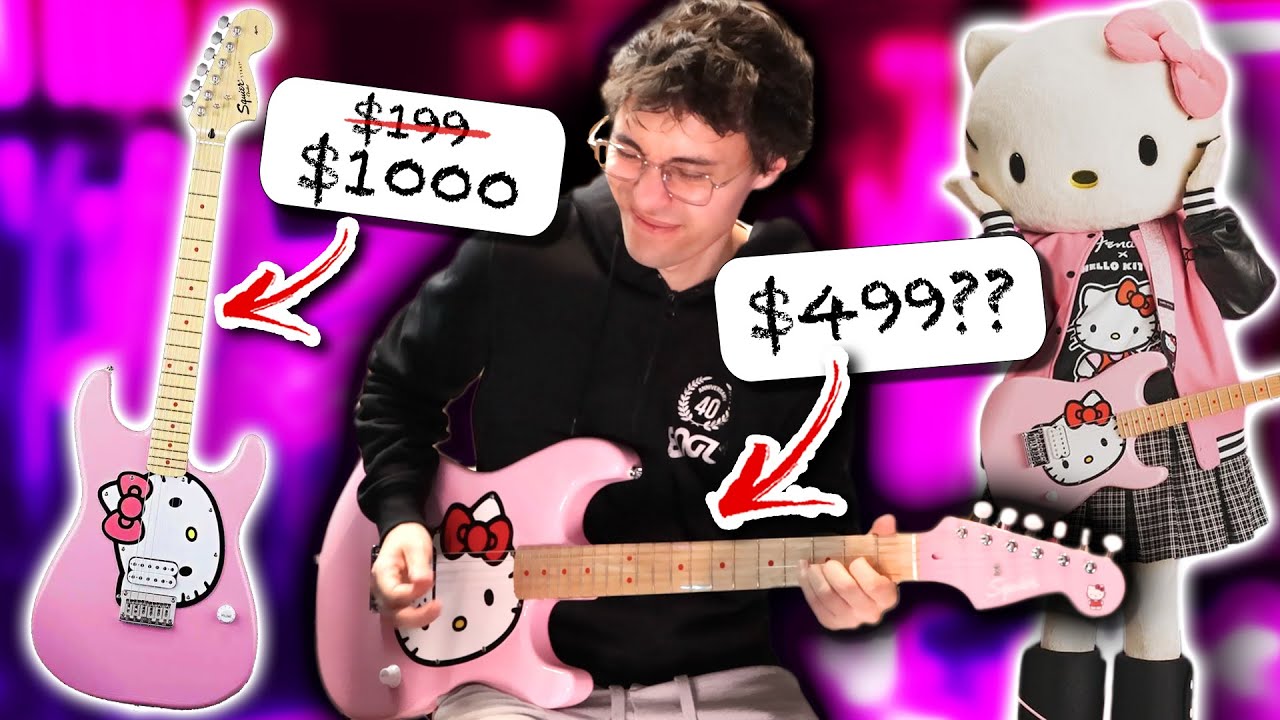 Let's talk about the Squier Hello Kitty situation - YouTube