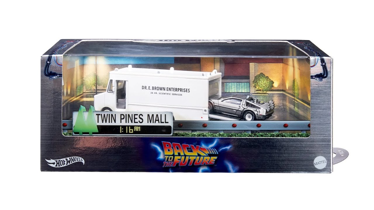 SDCC 2025 Hot Wheels Back to the Future 40th Anniversary Set