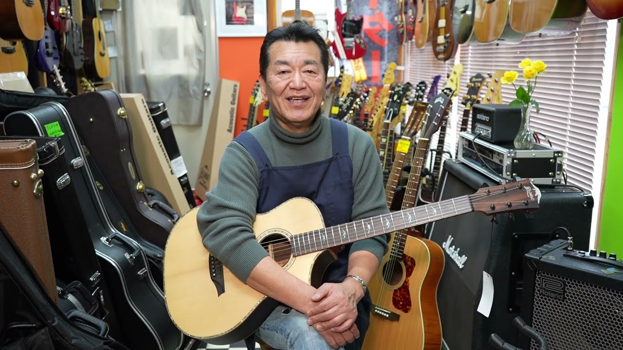 Bromo BAR-5CE オール単板エレアコ 新品！ - YouTube