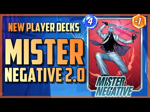 New Player Deck Mister Negative 2.0 - Marvel Snap - YouTube