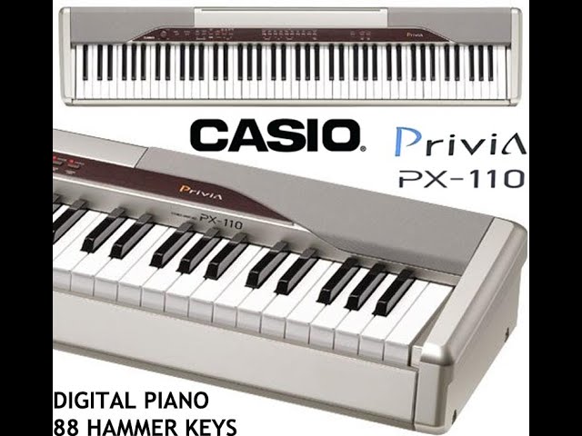 CASIO Privia PX-110 - (DEMO songs) part 3/3 - YouTube