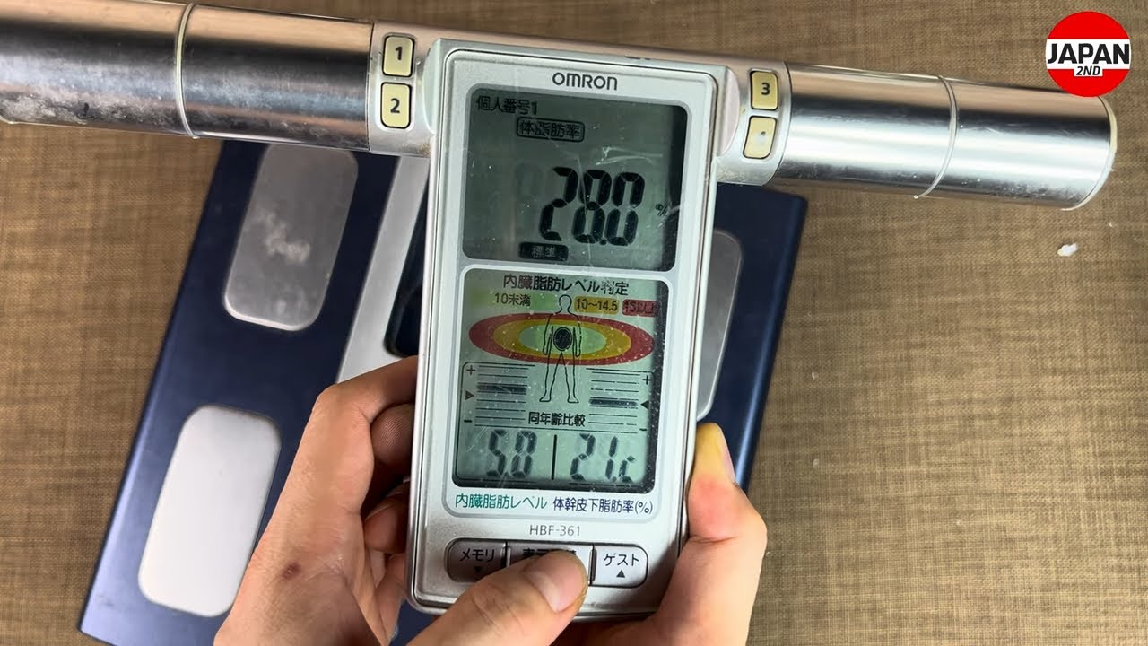 OMRON HBF-361 KARADA Scan Body Composition & Scale Monitor カラダ