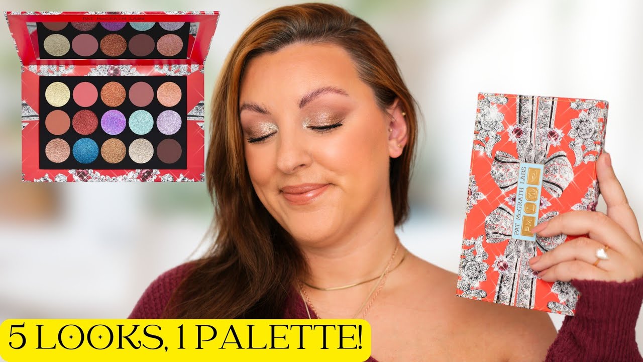 5 LOOKS WITH PAT MCGRATH LUMINOUS LEGENDS MEGA PALETTE | Wearable