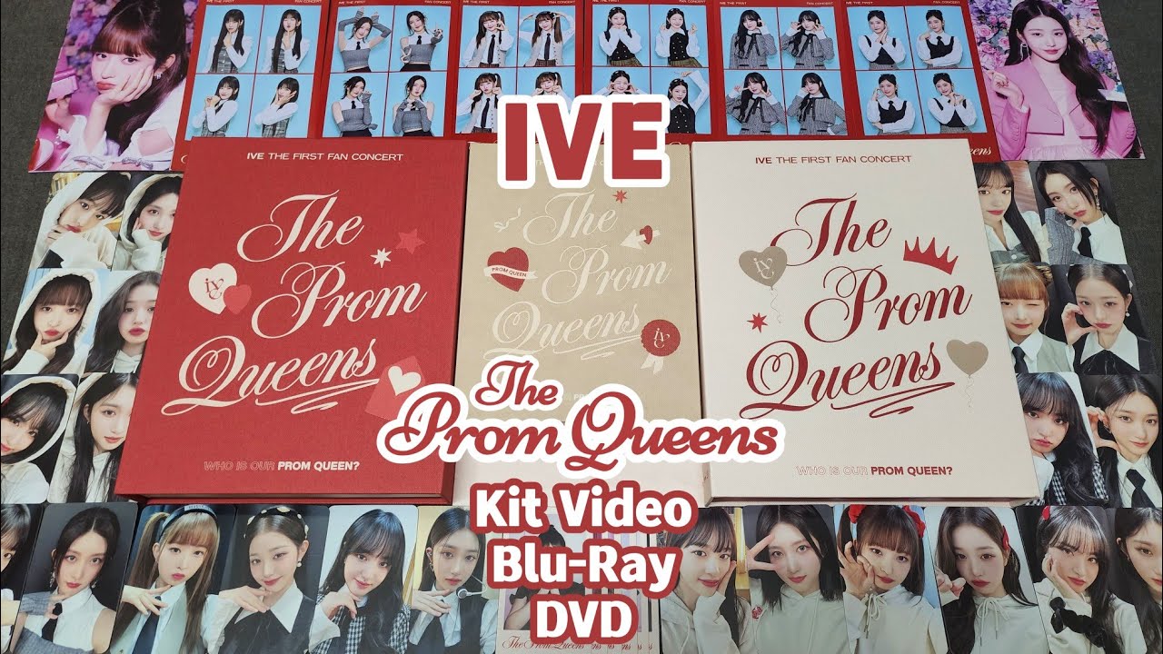Unboxing] IVE - THE PROM QUEENS Fan Concert (DVD, Blu-Ray & Kit