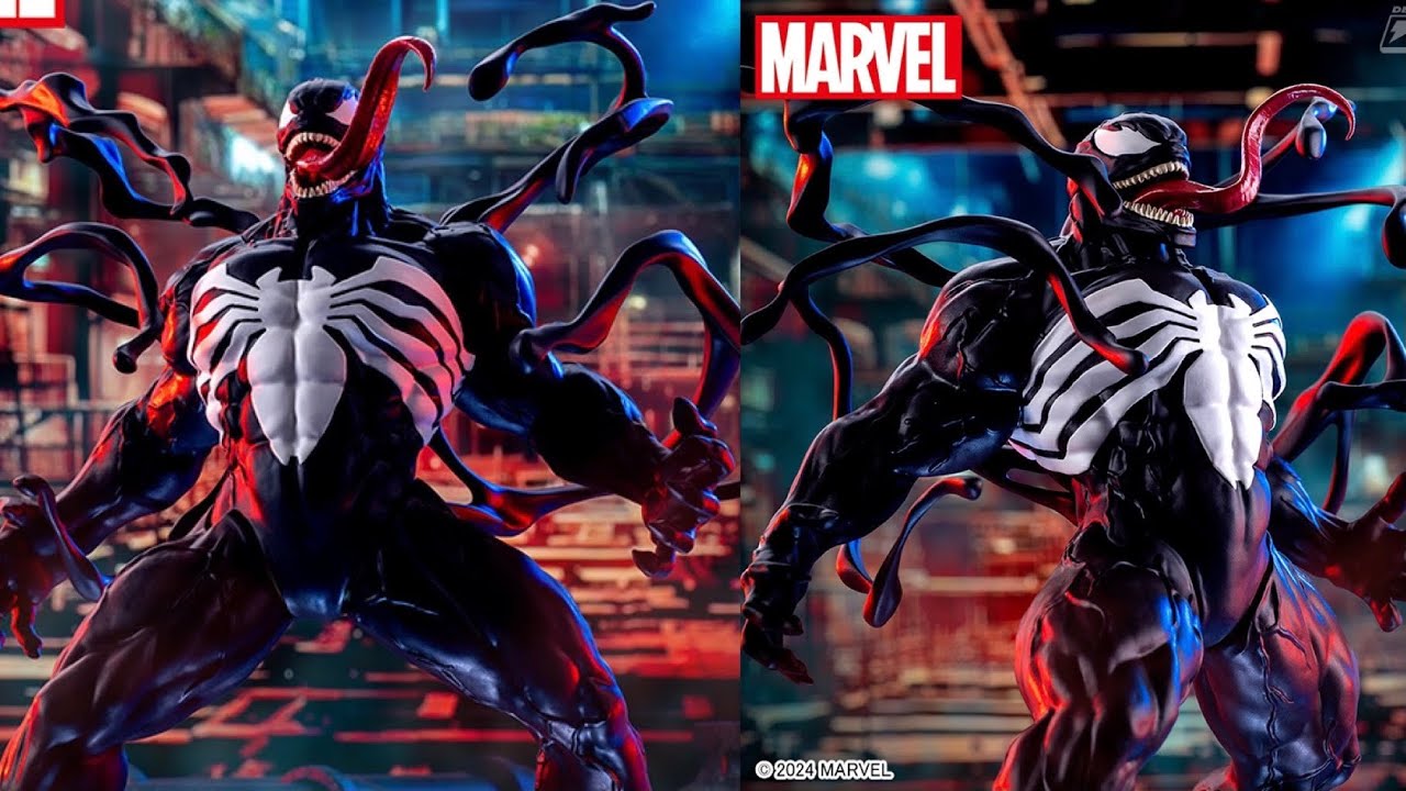 New MARVEL COMICS Luminasta “Venom” figure revealed by sega - YouTube