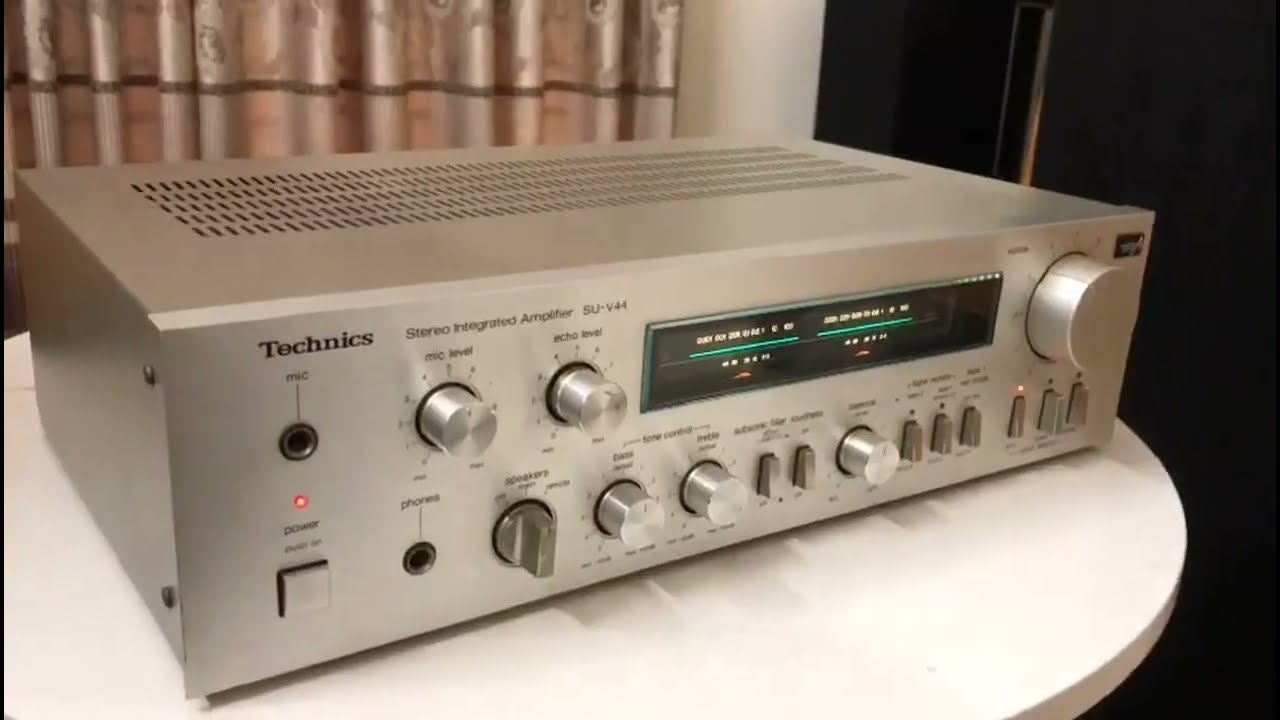 technics su-v44 | VU Meter - YouTube