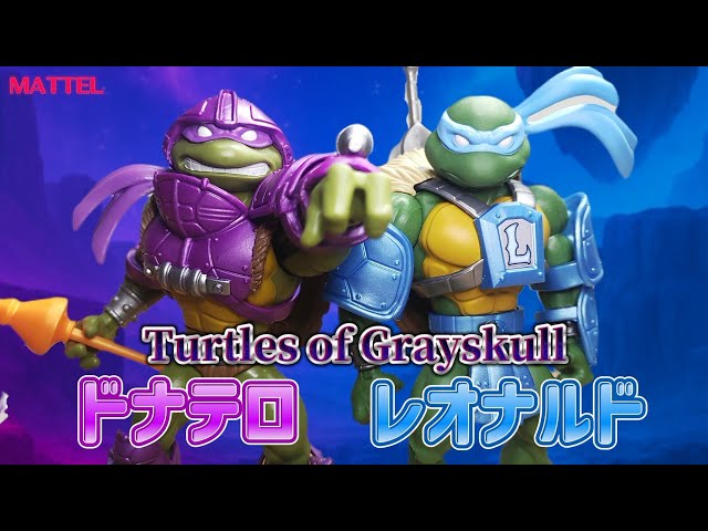 TMNT Toys] Review of Mattel's TMNT x MOTU Leonardo & Donatello