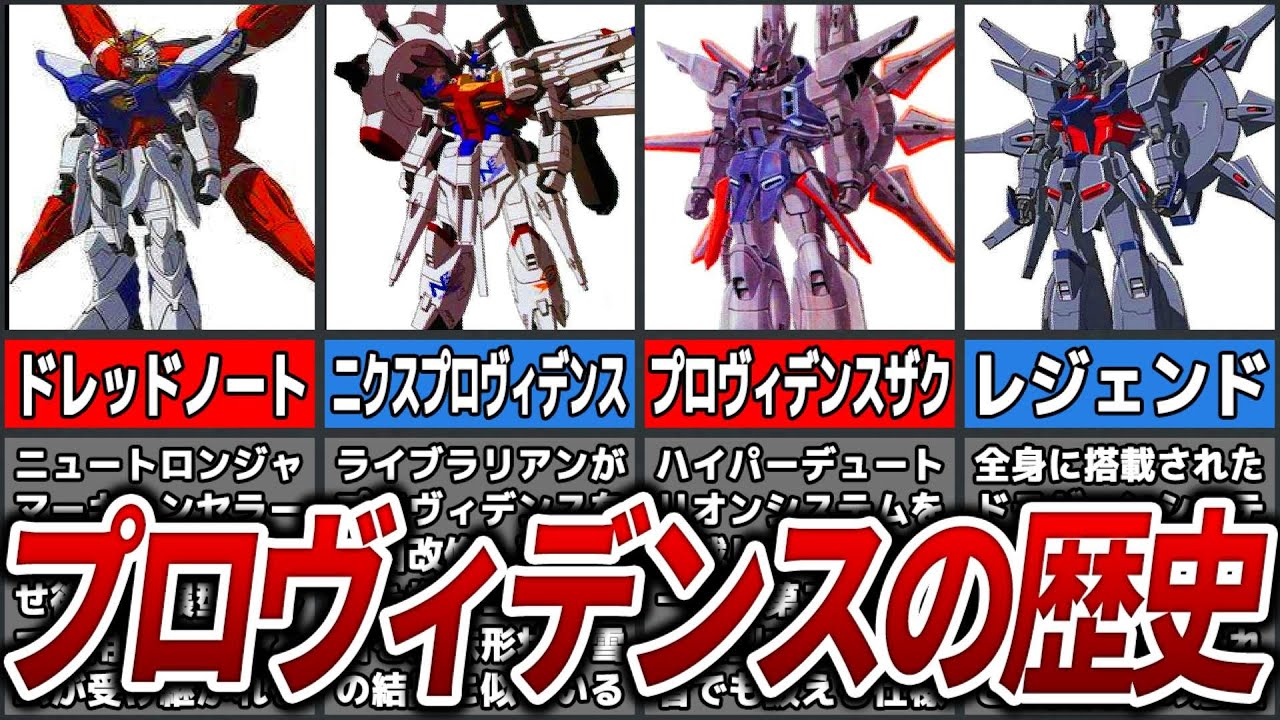 プロヴィデンスの歴史を解説【ガンダムSEED】【ゆっくり解説】 - YouTube