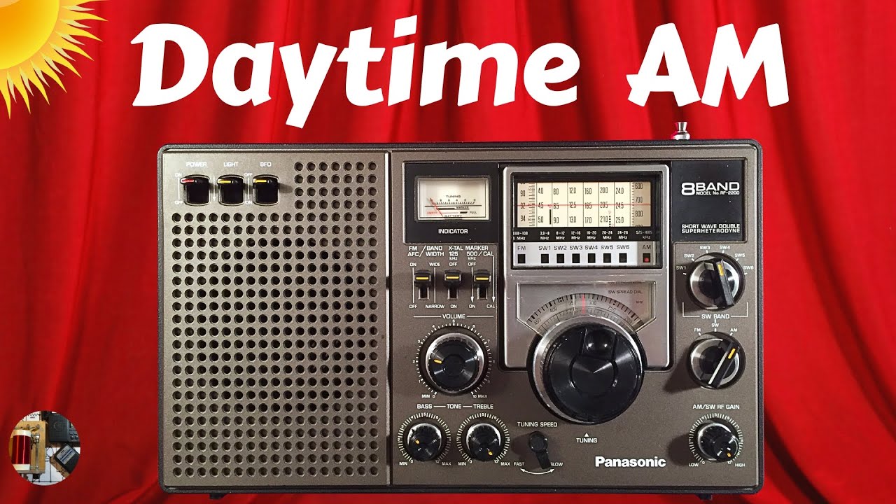 Panasonic RF-2200 Classic Shortwave Radio Daytime AM Chicago Area