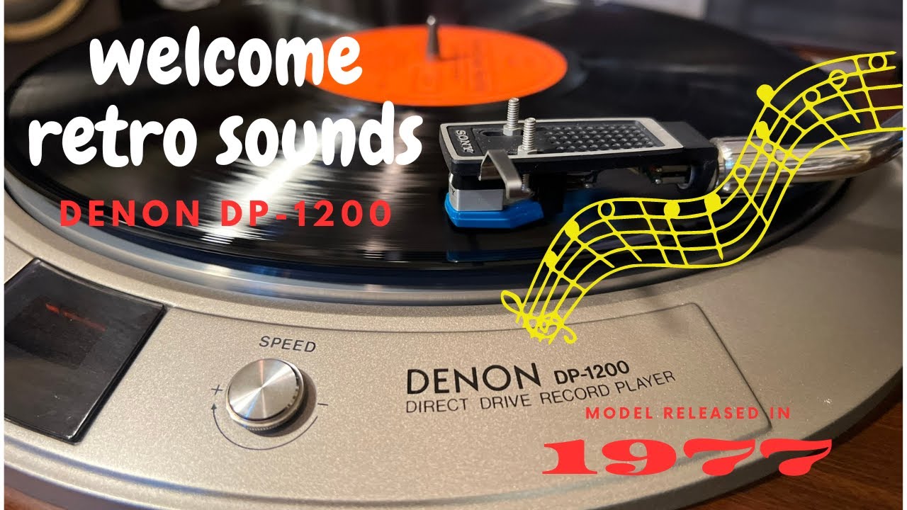 DENON DP-1200】デノンダイレクトドライブプレイヤー動作確認【1977年