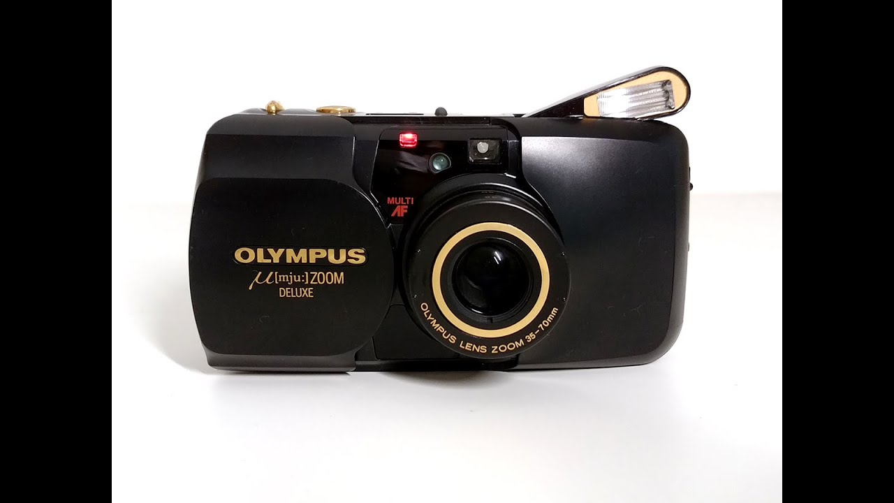 The FLASH not charged OLYMPUS μ [ mju: ] ZOOM DELUXE Film Camera