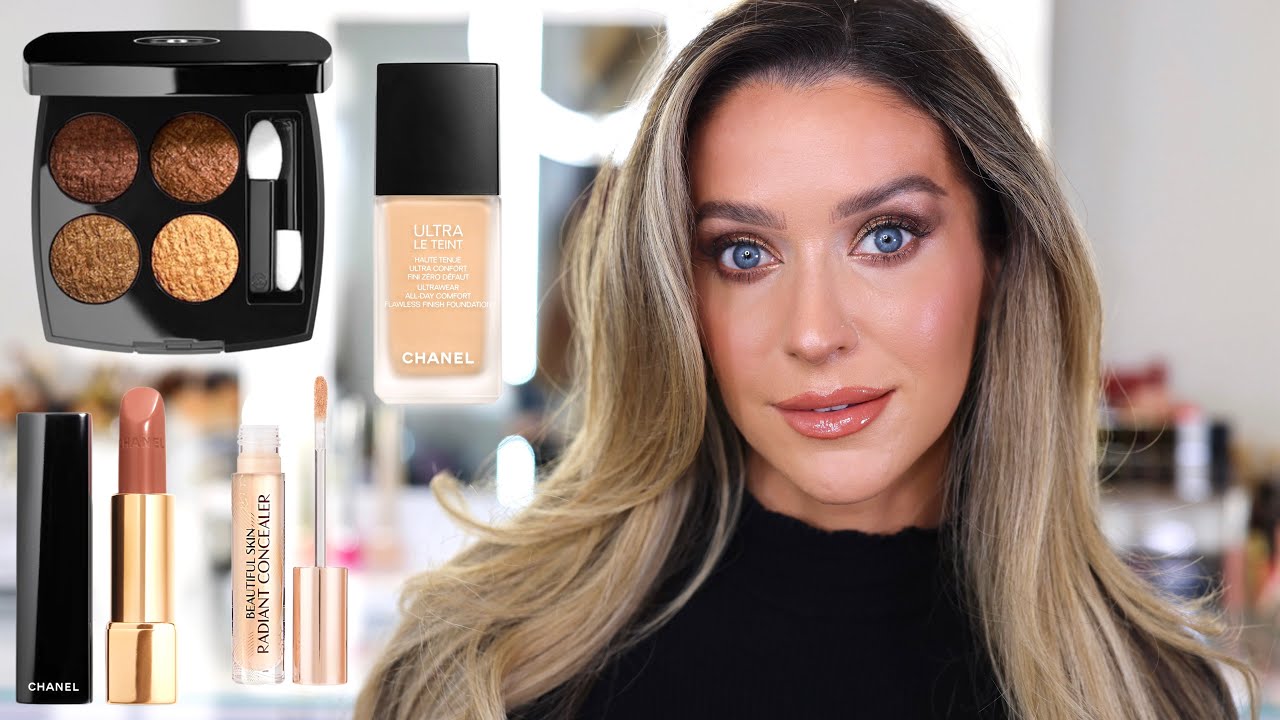 NEW CHANEL TWEED CUIVRE EYESHADOW PALETTE MAKEUP TUTORIAL - YouTube