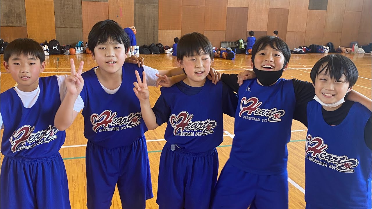 Heart BASKETBALL ユニフォーム 上下セット バスケットスクールハーツ