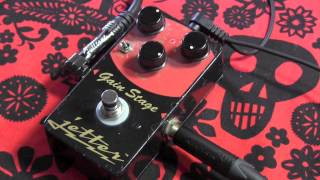 Jetter Gain Stage Red Overdrive guitar pedal demo - YouTube