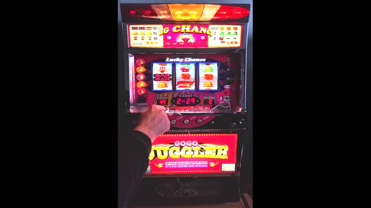 Go Go Juggler SP Pachislo Machine by KiTac Jackpot Win Sequence