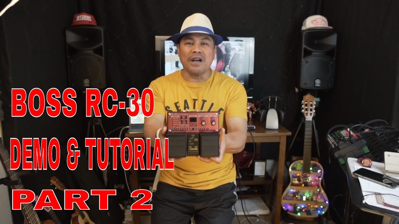 BOSS RC 30 DEMO AND TUTORIAL PART 2 (HOW TO SWITCH FROM TRACK 1 TO