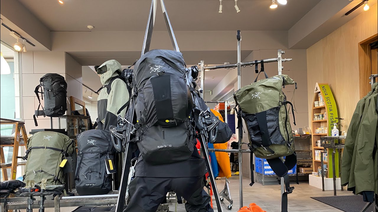 ARC'TERYX] RUSH SK 32 Backpack for backcountry - YouTube