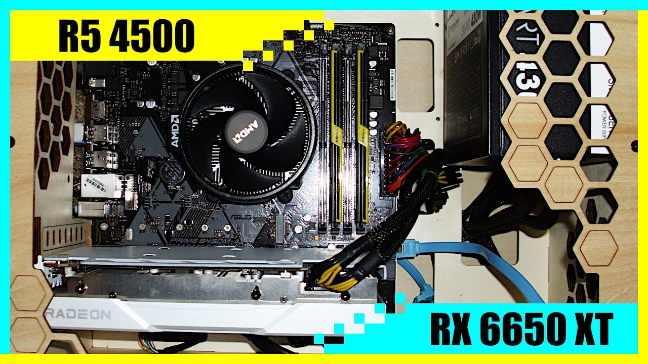 Ryzen 5 4500 + RX 6650 XT Gaming PC in 2022 | Tested in 4 Games