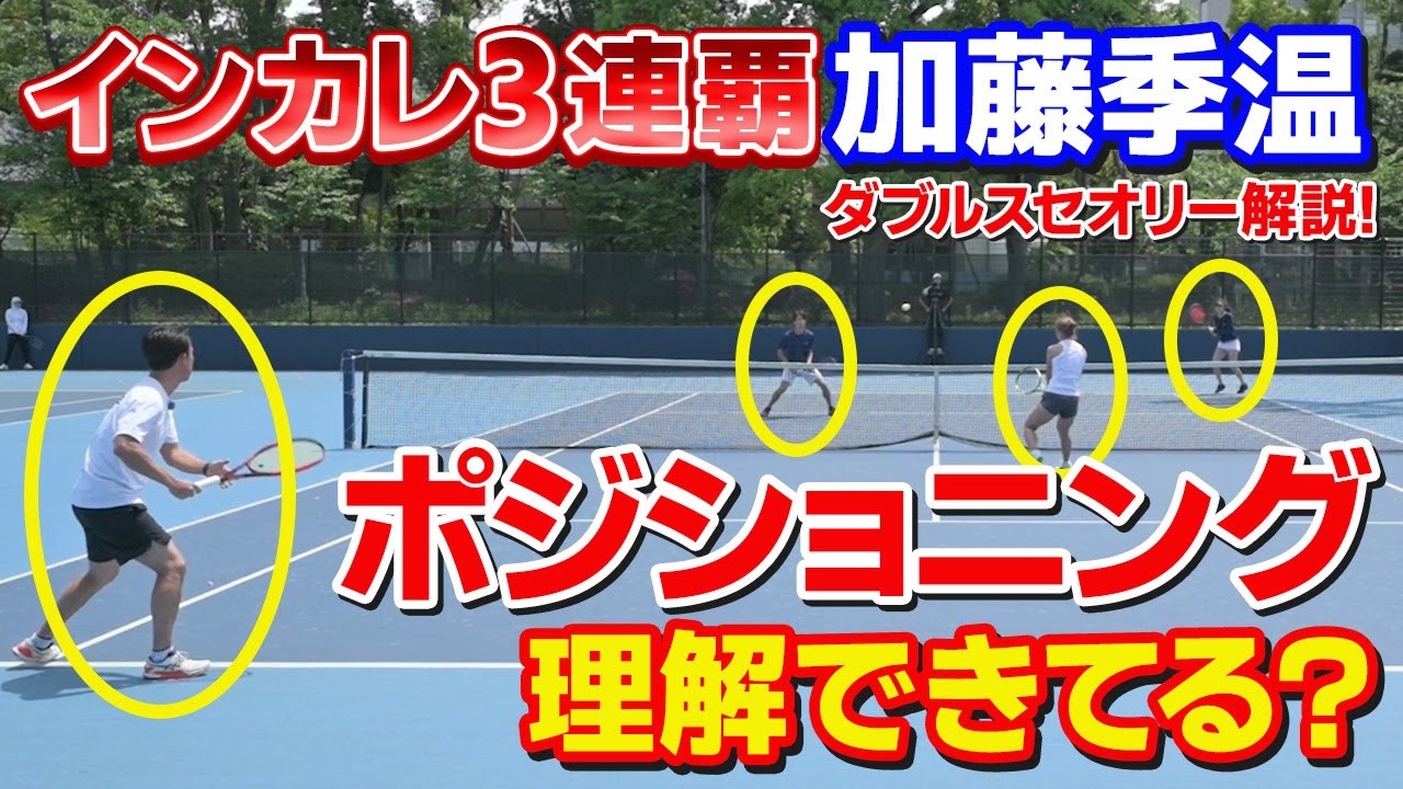 Tennis] Doubles tactics explained from the basics! 