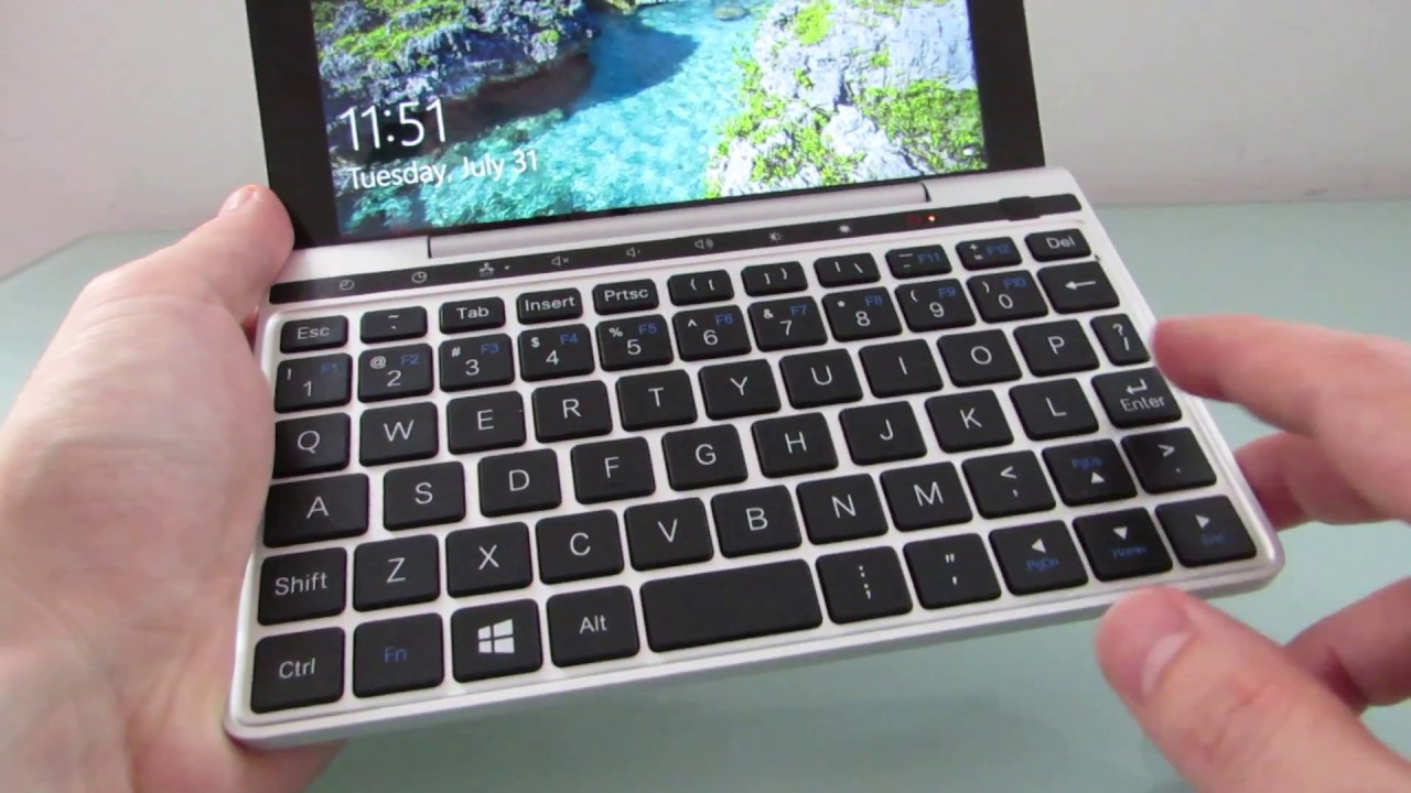 GPD Pocket 2 keyboard and touch sensor - YouTube
