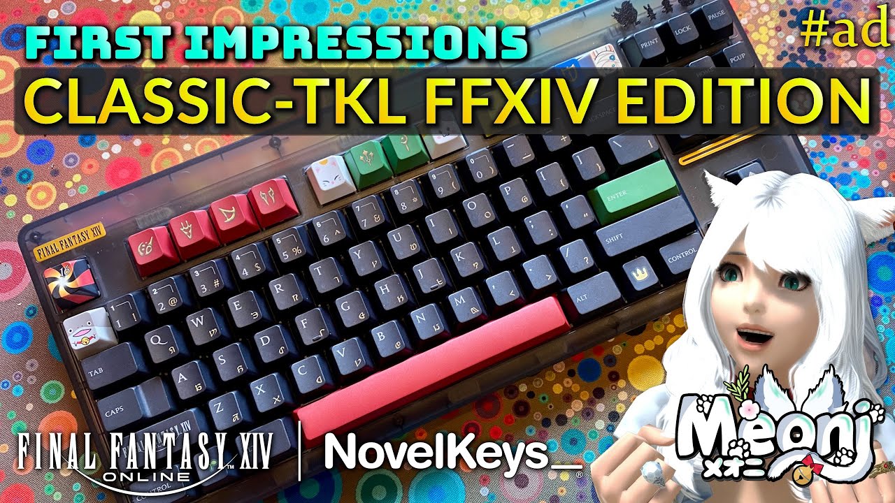 FFXIV: Novelkeys Classic TKL FFXIV Edition Keyboard - Early Hands