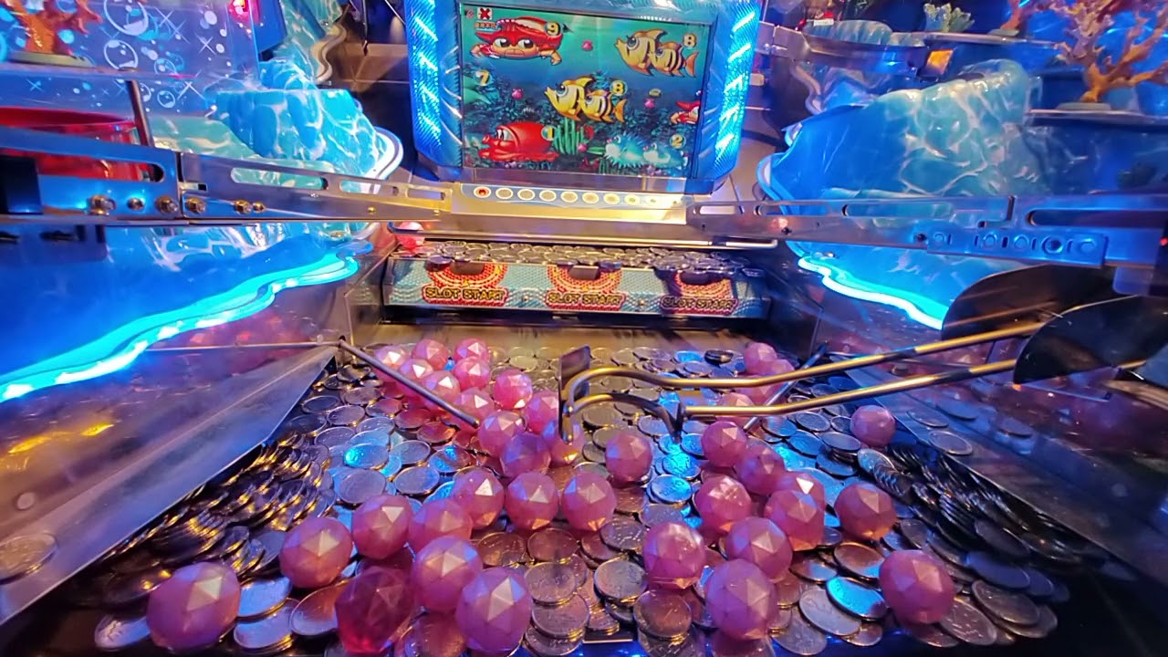 メダルゲーム》海物語ラッキーマリンシアターDX プレイ 超広角撮影