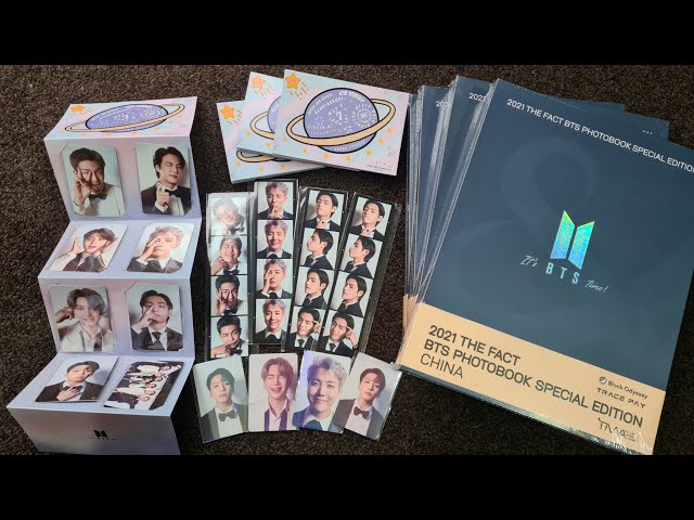 BTS 2021 The Fact Photobook Special Edition (China) Unboxing - YouTube