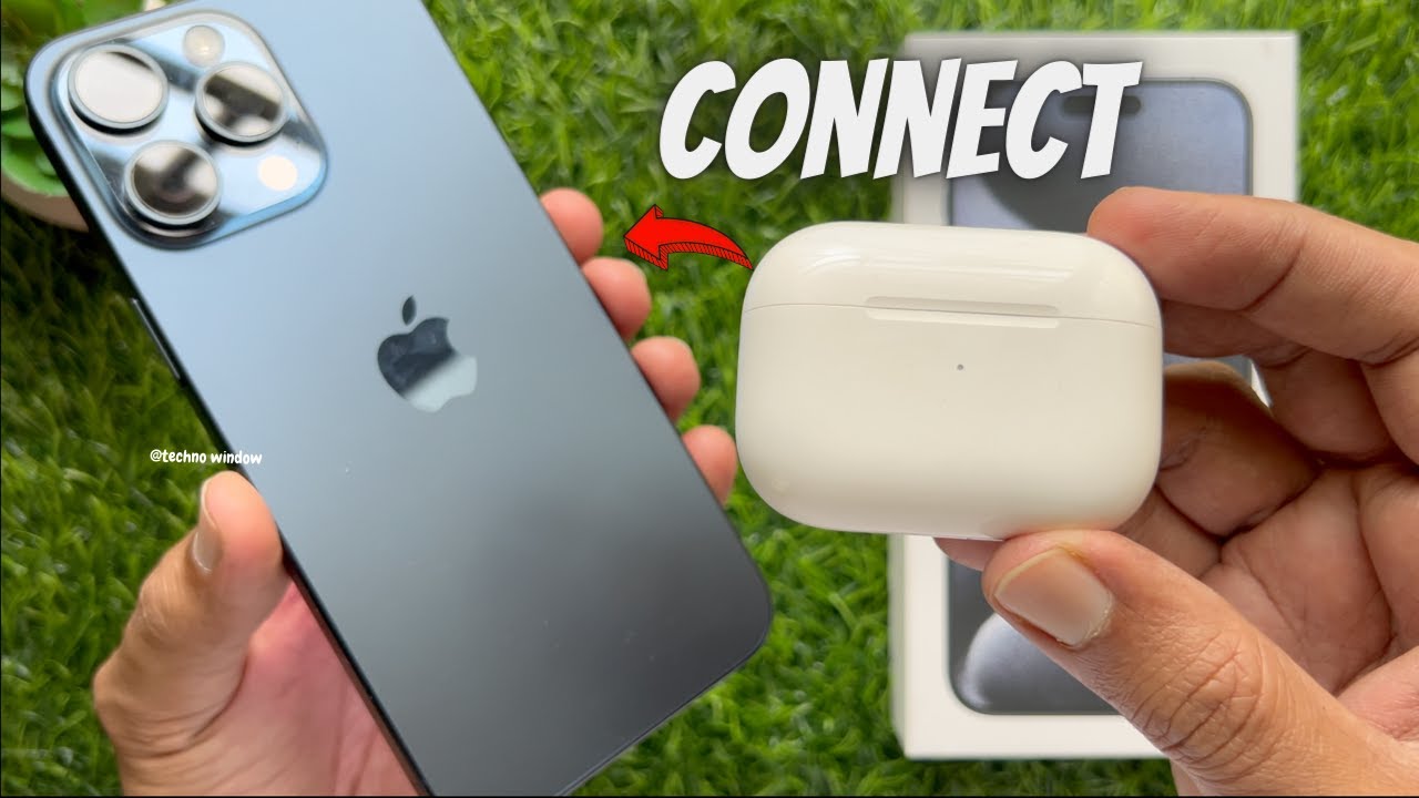 How To Connect AirPods To iPhone 15 Pro Max - YouTube