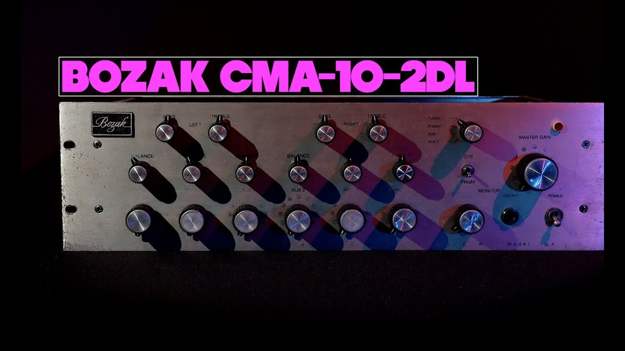 Bozak CMA-10-2DL Rotary Mixer Adding Additional Phono Channel