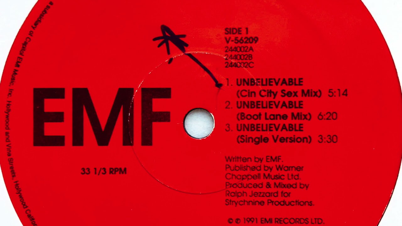 EMF • Unbelievable (Single Version) (1991) - YouTube