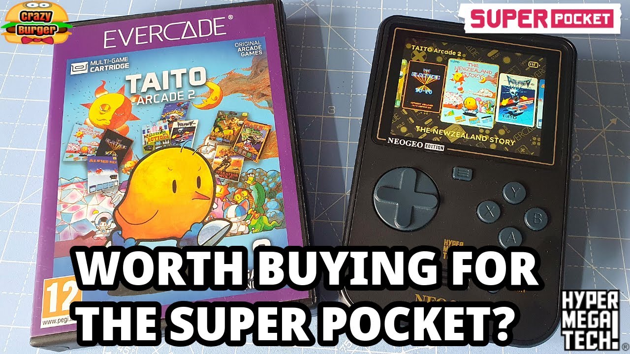 Evercade Taito Arcade 2 On Super Pocket - Worth Buying? - YouTube