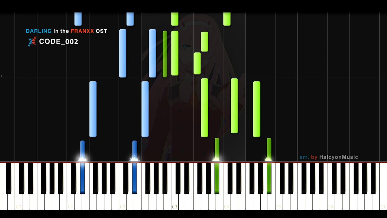 DARLING in the FRANXX OST - 「Code_002」(Piano Sheets + Tutorial