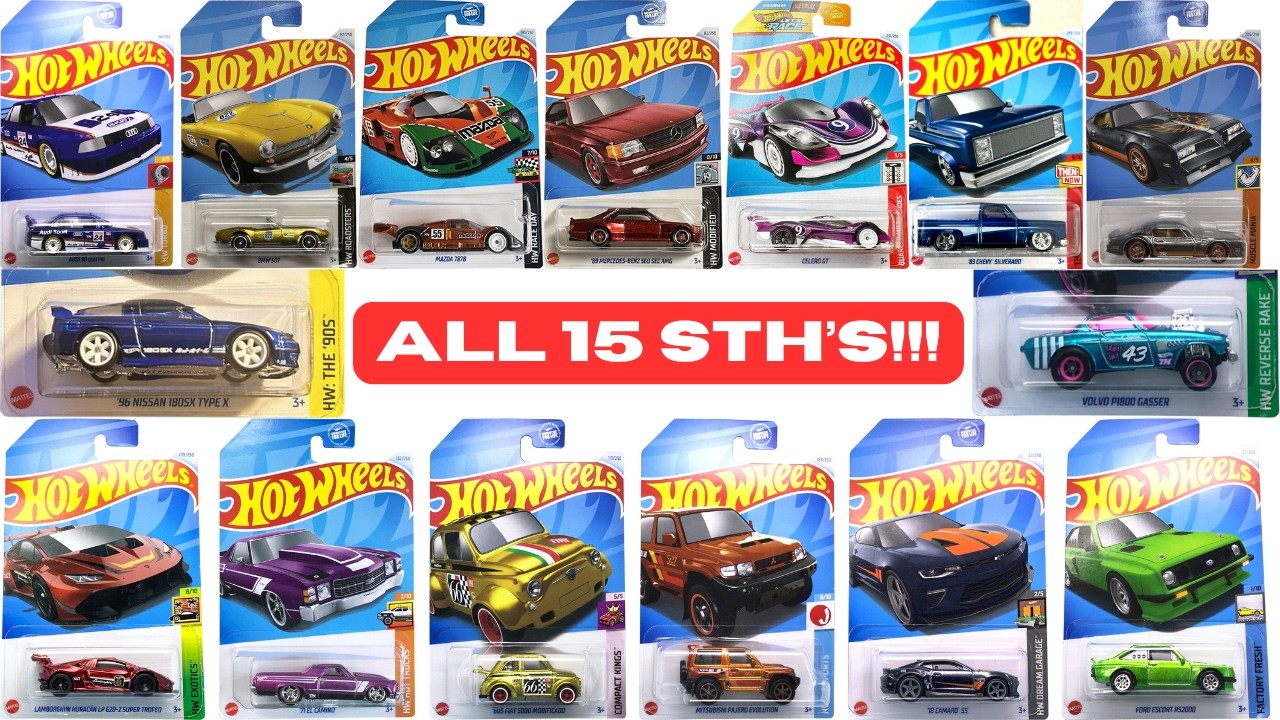 ALL 2024 Hot Wheels SUPER TREASURE HUNTS in under 1 Minute