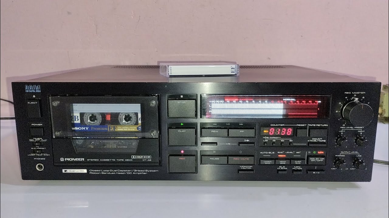 Pioneer CT-A9 Stereo Cassette Deck Recording Demo - YouTube