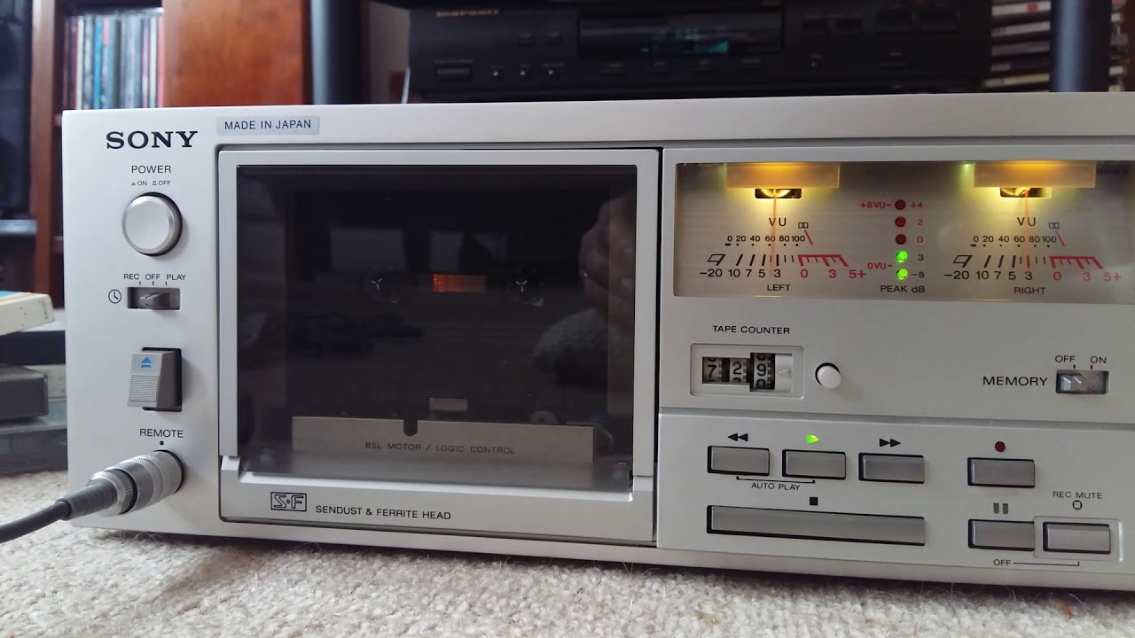 Sony TC-K55 ll Cassette Deck - YouTube