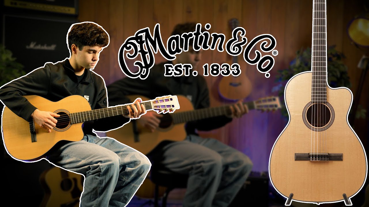 Martin 000C12-16E Nylon Demo | Souman Music - YouTube