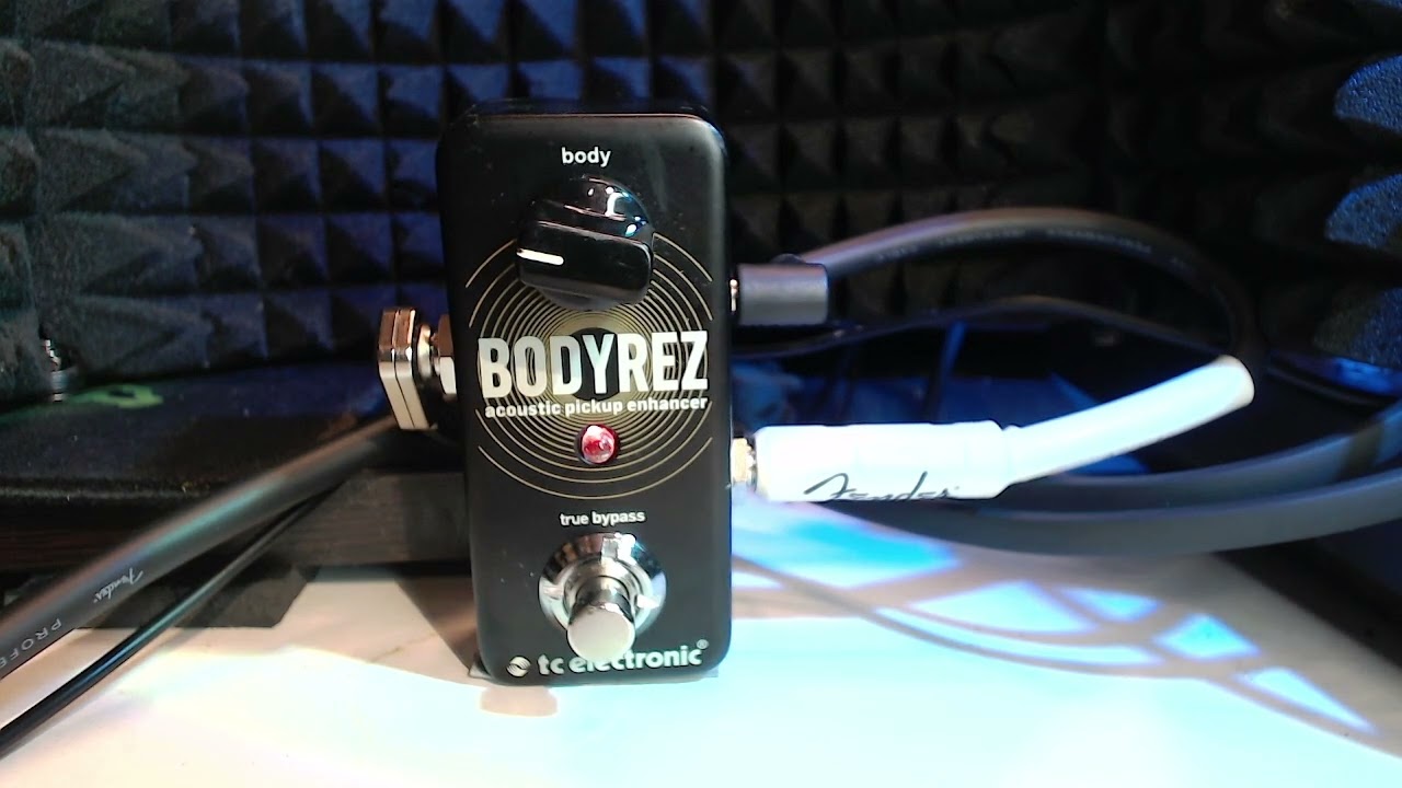 TC Electronic Bodyrez Acoustic Pickup Enhancer - YouTube