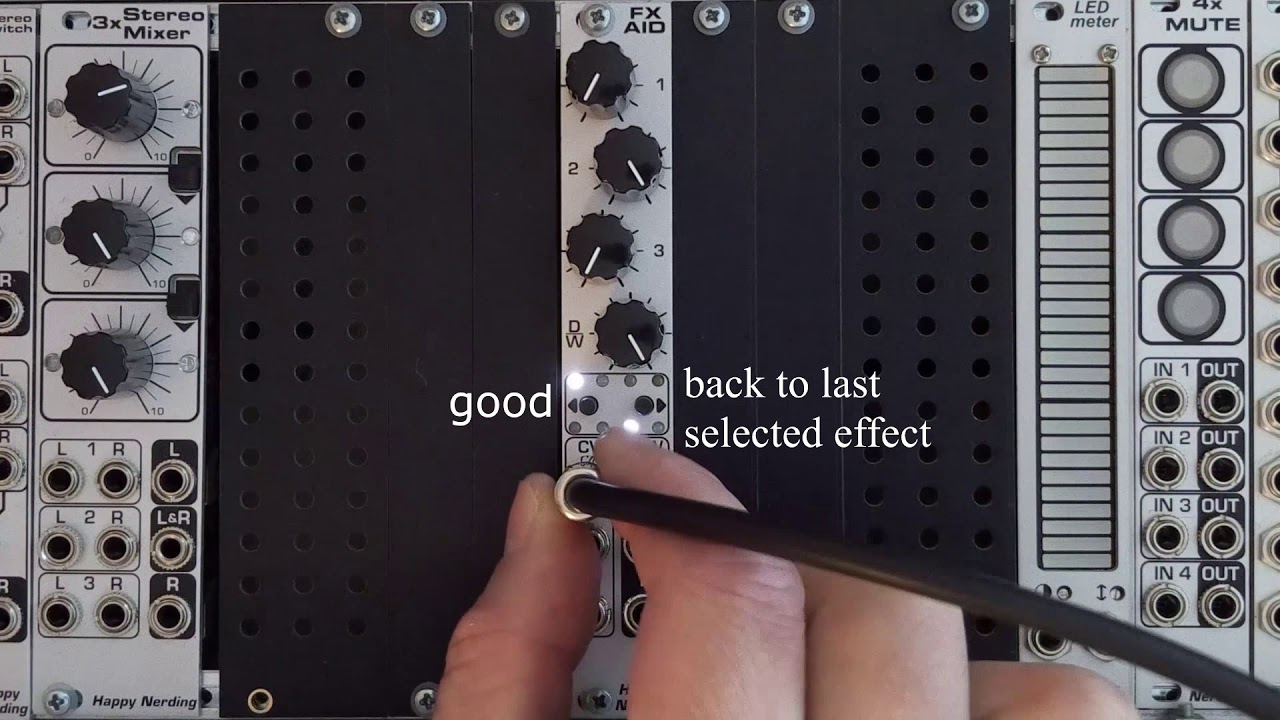 Happy Nerding FX AID (Silver)— Clockface Modular