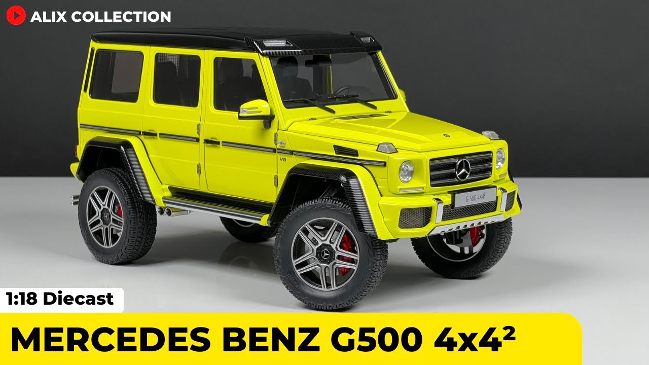Unboxing of Mercedes Benz G500 4x4² 1:18 Diecast Model Car by