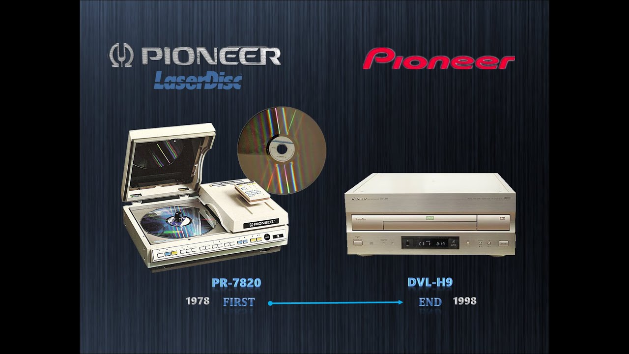 All pioneer LD player series history of the 1979 +1998 - YouTube