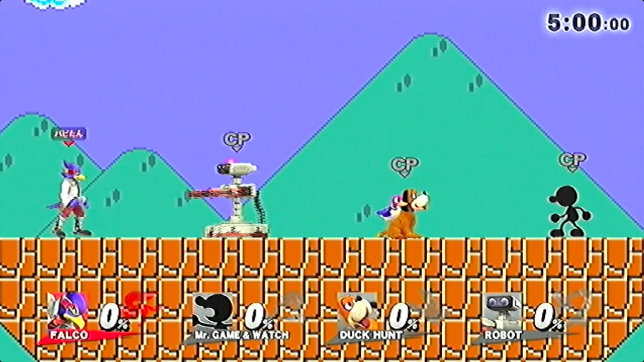 スマブラWiiU-200「ステージ紹介-102 スーパーマリオメーカー【DLC