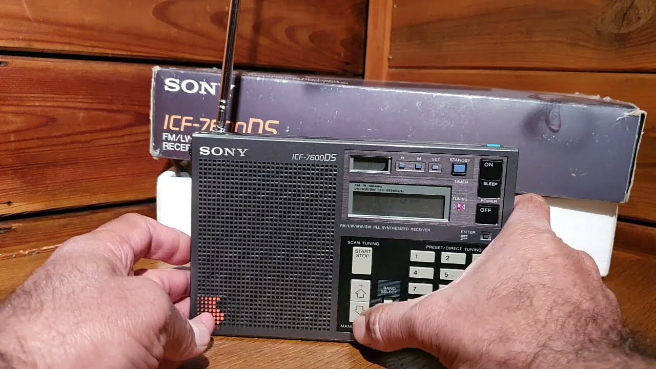 Sony ICF-7600DS World Receiver - YouTube